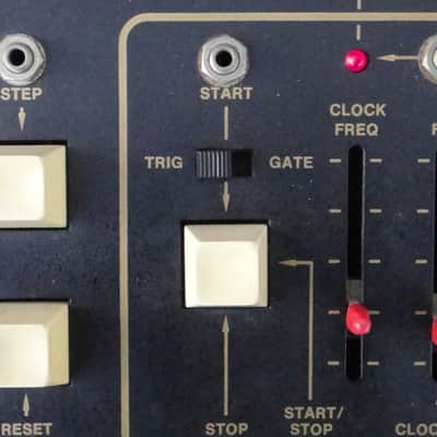 Original ARP 1601 Sequencer 1976 Black with Gold Lettering image 10