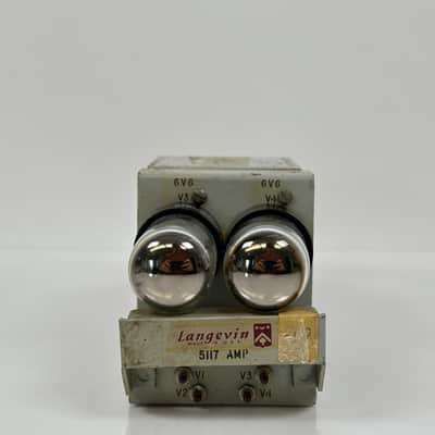 1950's Langevin AM-5117 Tube Preamp Program Monitor Amplifier image 3
