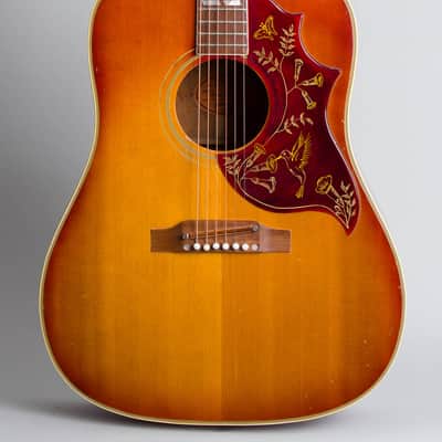 Gibson Hummingbird Flat Top Acoustic Guitar (1962), ser. #82242, original black hard shell case. image 3