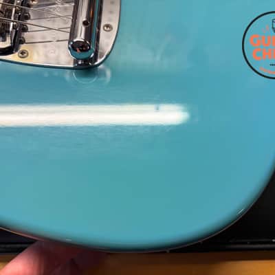 1994 Fender Japan MIJ MG66-66 ’66 Reissue Mustang Daphne Blue w/ Tweed HSC image 15