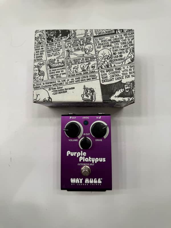 Way Huge Purple Platypus Octidrive MKII Octave Overdrive Guitar Effect Pedal image 1