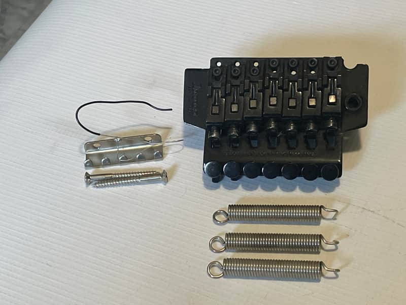 2000's Japan Ibanez RG7 Series LO-TRS Takeuchi Black Floyd Rose Tremolo Bridge Vibrato image 1