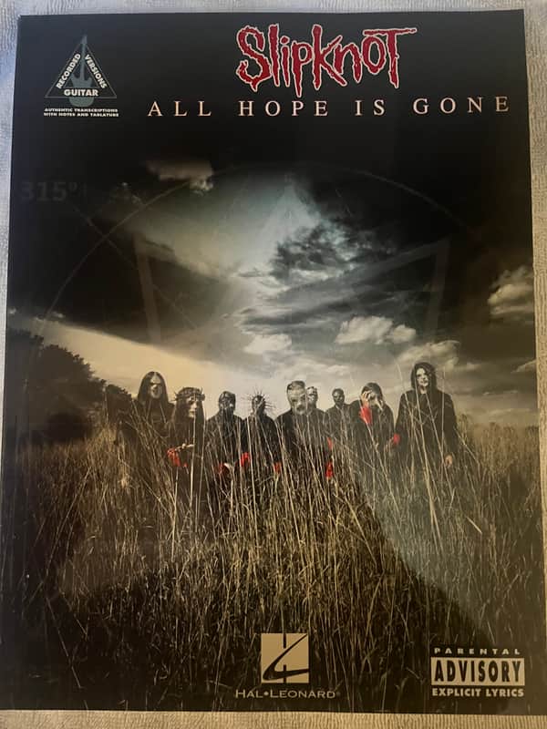 Slipknot - All Hope is Gone - Guitar Tab / Tablature Book image 1