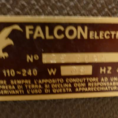 Falcon Electronics Guitar reverb 125-2C 1969 maron image 6