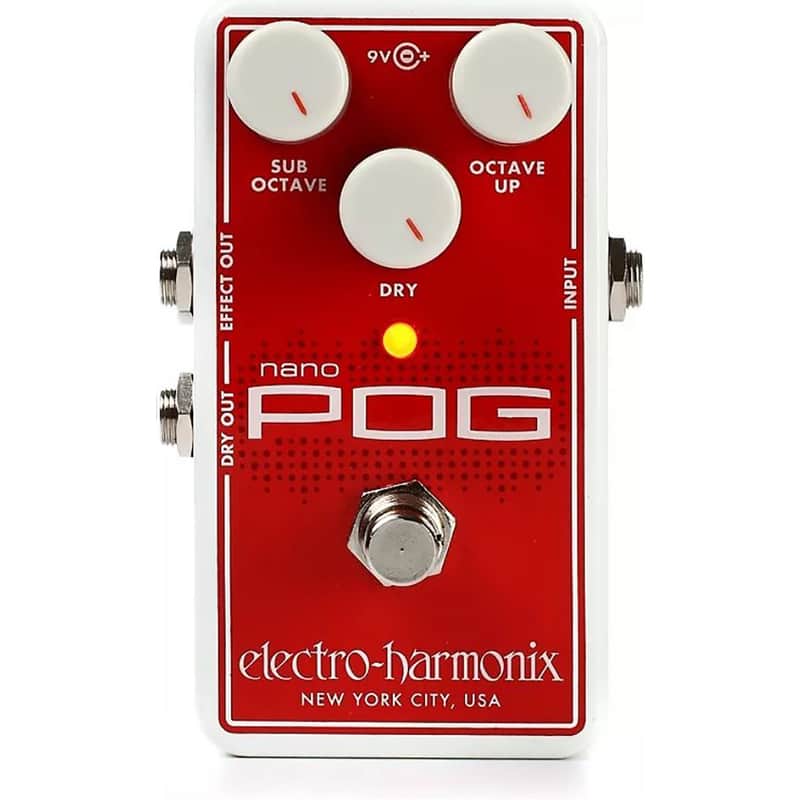 Electro-Harmonix EHX Nano POG Polyphonic Octave Generator Effects Pedal image 1
