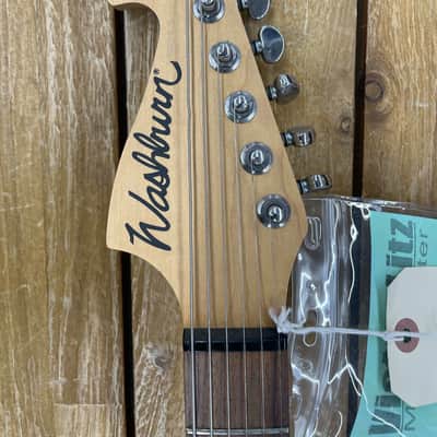 Washburn N1 Nuno Bettencourt - Red Yellow Burst Refinish image 14