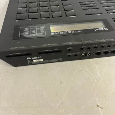 Roland R-8 Human Rhythm Composer 1980s - Black with adapter image 6