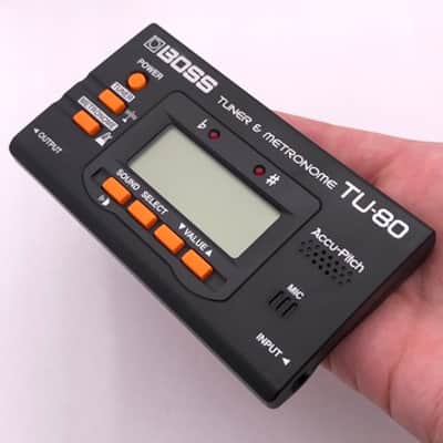 Boss TU-80 Guitar & Bass Tuner & Metronome 2003 - 2016 - Black image 3