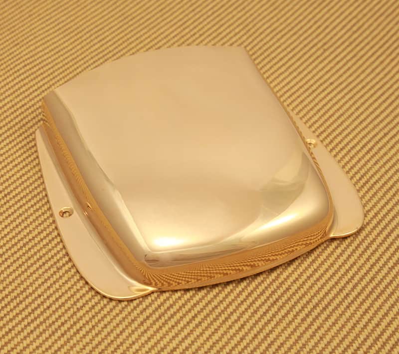 JBAC-G Large Gold for Fender Vintage Jazz J Bass Ashtray Bridge Cover w/Screws image 1