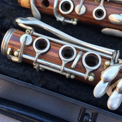Conn Pan-American Bb Clarinet - Propeller Wood  Clarinet 1950s Cocobolo aka Violin Finish image 5