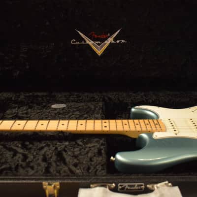 Mint Fender '68 Stratocaster DLX Closet Classic - Aged Teal Green Metallic image 11