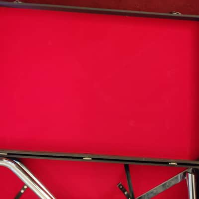 Vox Organ Stand 1960s Chrome Vox Jaguar Z Stand exel conditio W/ Cross Bars, wing nut and hardware & Old Case image 3