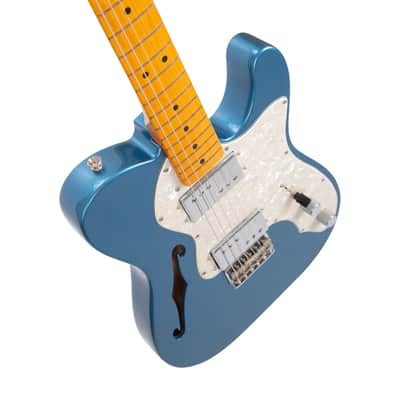 2022 Fender American Vintage II 72 Telecaster Thinline Electric Guitar, Maple FB, Lake Placid Blue, V1XXXX image 12