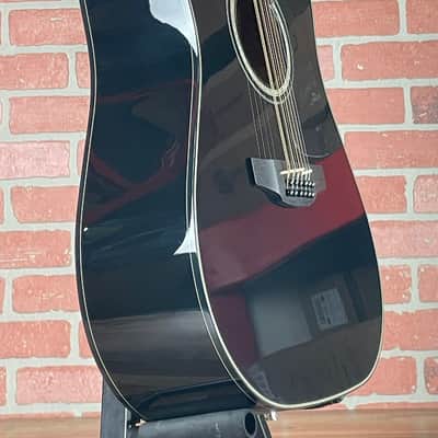 Takamine GD30CE-12 Dreadnought Cutaway 12-String Acoustic-Electric Guitar - Gloss Black image 6
