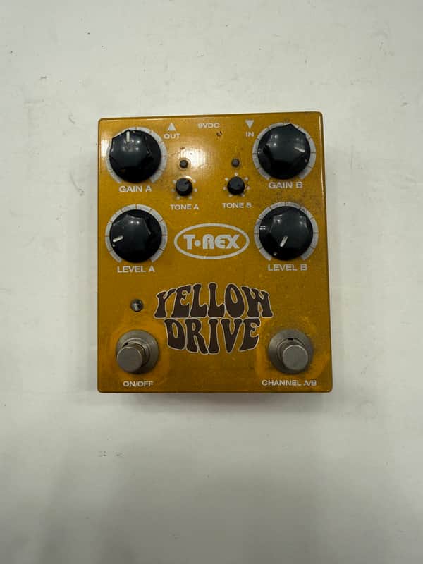 T-Rex Engineering Yellow Drive Dual Channel Distortion Guitar Effect Pedal image 1