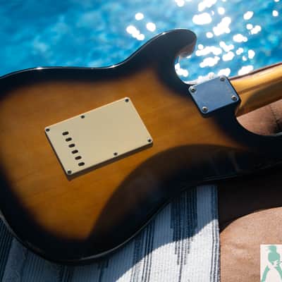 1980's Fender E Serial ST-57 MIJ '57 Stratocaster Reissue circa 1984-1987 - Sunburst - Made in Japan (FujiGen) - Pro Set Up w Perfect Frets/Action/Intonation! image 13