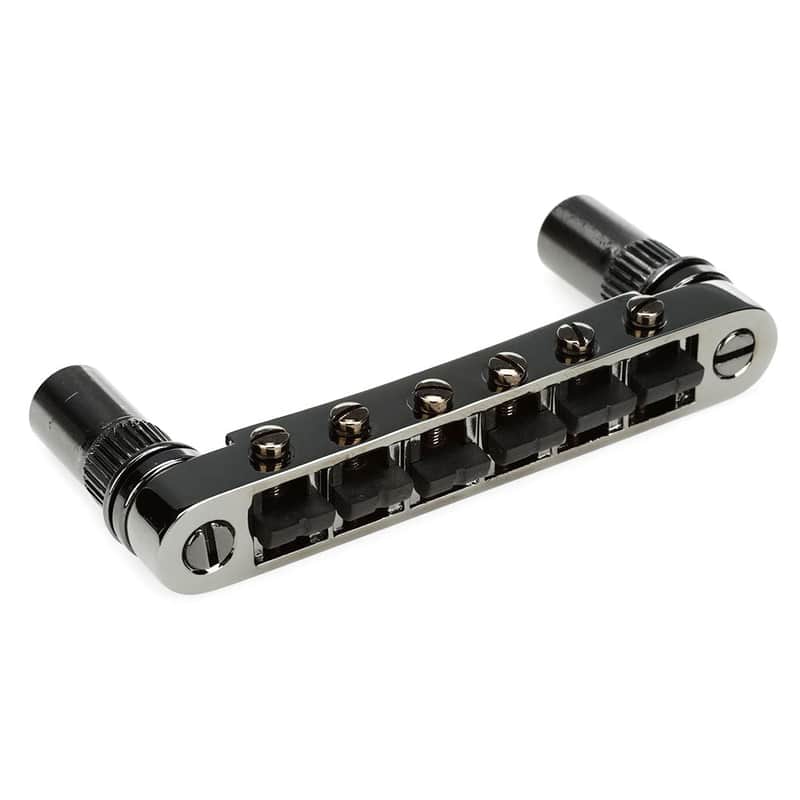Graph Tech ResoMax NV1 6mm Tune-O-Matic Bridge Black Nickel PM-8863-BN image 1