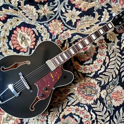 Ibanez AF71F Hollow Body Archtop Guitar in Black image 2