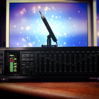 Onkyo Integra  EQ-540 🔥RARE🔥 (1988) Vintage Stereo Equalizer Wood Side Panels image 4