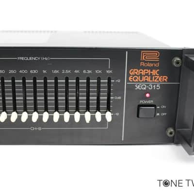 ROLAND SEQ-315 GRAPHIC EQUALIZER - Pro Serviced & Better Than The Rest - Studio Rack EQ VINTAGE GEAR DEALER image 4