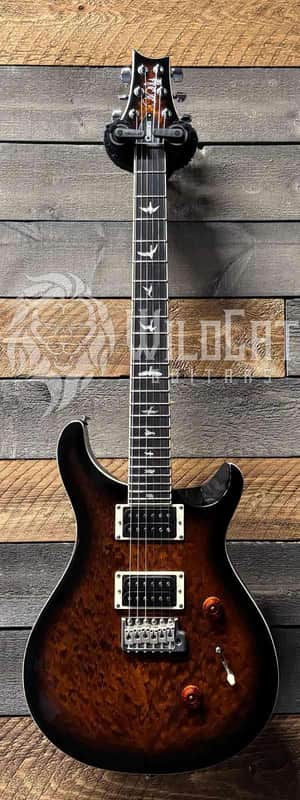 PRS SE Custom 24 Black Gold Burst F070279 image 1