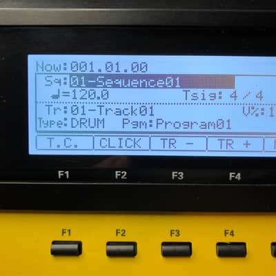 AKAI MPC2500 BRAND NEW LED Screen Display WHITE BLUE Blue/BLACK LCD image 4