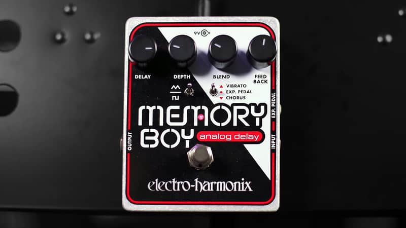 Electro-Harmonix Memory Boy Analog Delay / Chorus / Vibrato 2009 - Present - Black / White / Red image 1