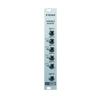 AJH Synth V-Scale Eurorack Active Variable Mult Module (Silver) image 4