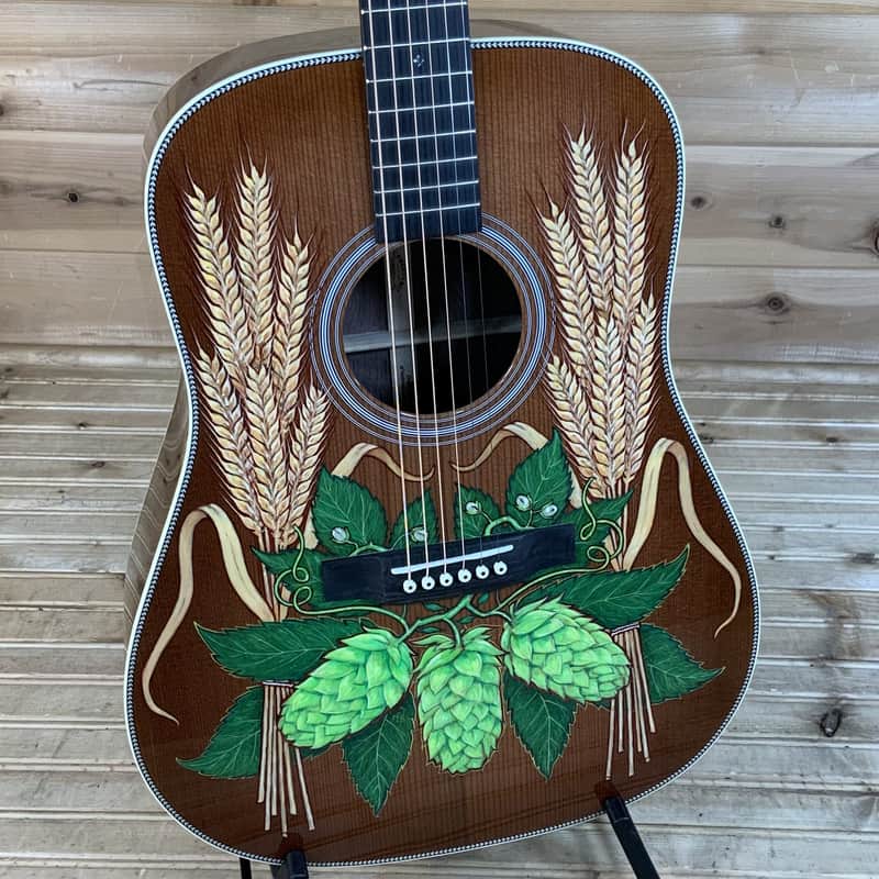 Martin D-Robert Goetzl 1 Acoustic Guitar - Custom Hand Painted image 1