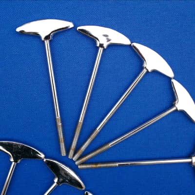 Sonor Teardrop Champion T-rods Tension Rods Bass Drum Lot of 10 Vintage image 2