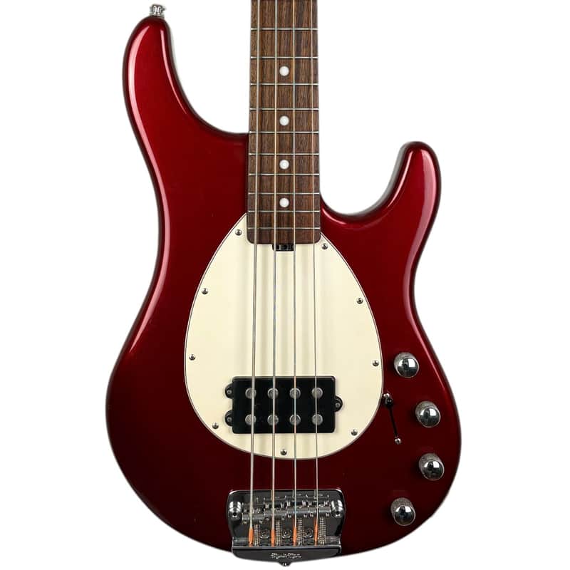 Music Man Ernie Ball Sterling 4H Bass 2000 - Candy Apple Red image 1
