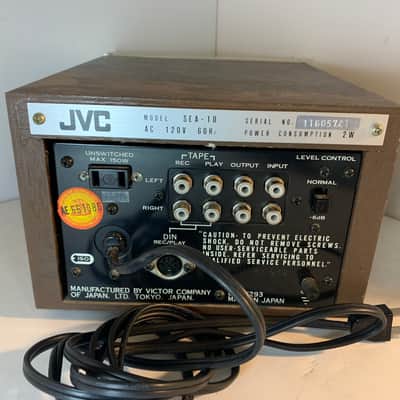 1978 JVC SEA-10 silver face vintage stereo equalizer image 5