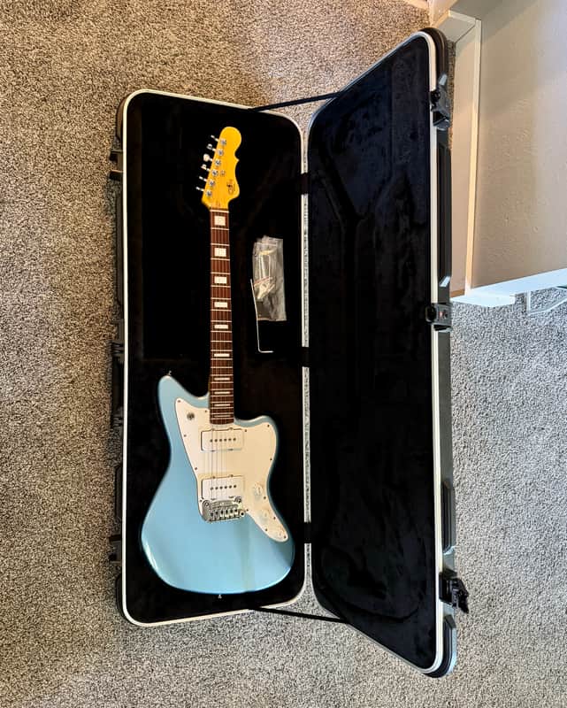 G&L Tribute Series Doheny Lake Placid Blue with SKB Hard Case image 1