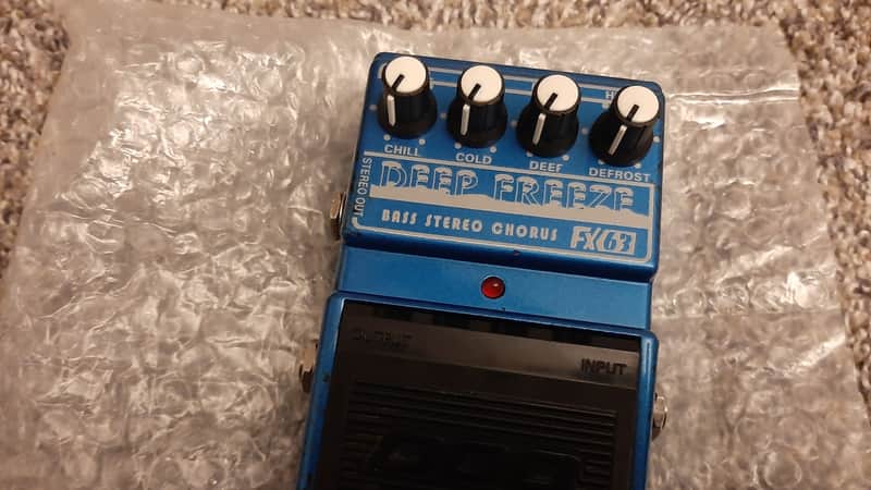 DOD  / Digitech FX-63 Deep Freeze Chorus 1990s Bass $ - Blue image 1