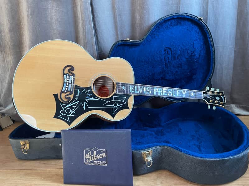 Gibson J-200 Elvis Presley Limited Edition signed by Scotty Moore