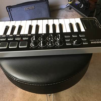 Samson Graphite M25 Mobile Mini USB MIDI Controller 2010s - Black/White image 5