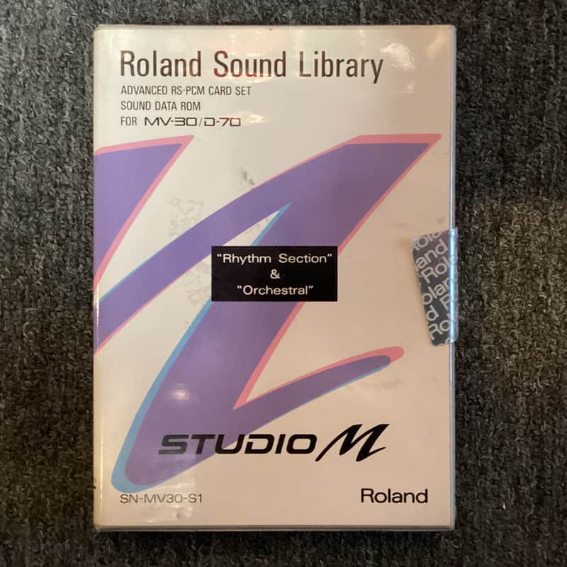 Roland Sound Library for MV-30 D-70 SN-MV30-02 SN-MV-30-01 image 1