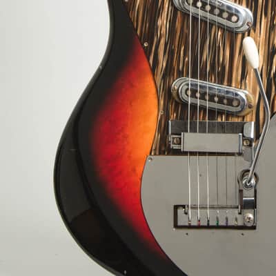 Framus  5/168-52 Strato Deluxe Solid Body Electric Guitar (1965), ser. #33296-65H, black gig bag case. image 10