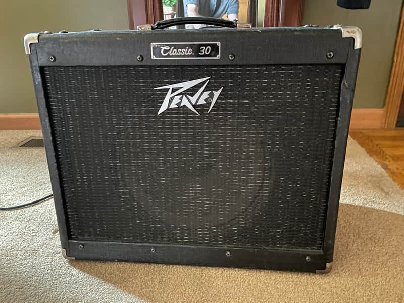 Peavey Classic 30 tube amp - Black- w/Foot switch All new JJ Tubes image 1