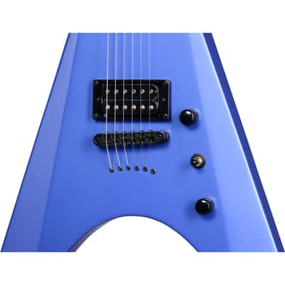 Kramer Nite-V Electric Guitar - Royal Blue Metallic image 7