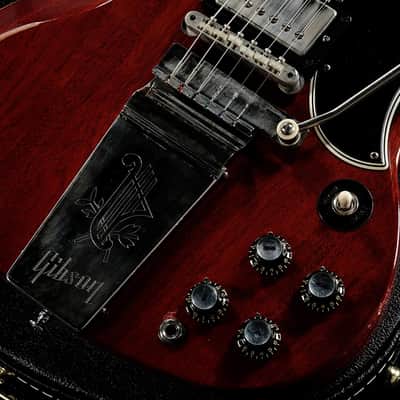 Gibson Custom Shop Murphy LAB 1964 SG Standard with Maestro Vibrola, Faded Cherry, Heavy Aged [007622] (04/06) image 12