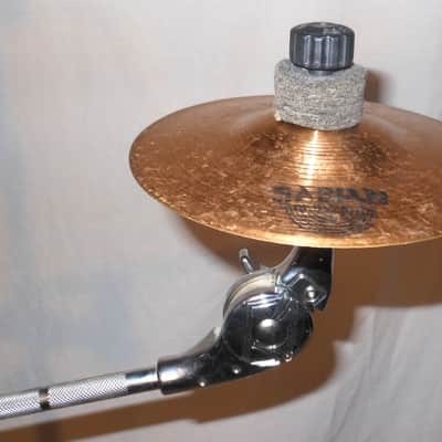 Tama MCA63E fast clamp accessory cymbal holder w/SABIAN 6" Splash Cymbal image 6