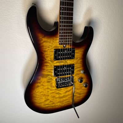 Vintage Washburn X Series Model X-22Q/VS Early 2000s - Tobacco Sunburst Quilted Maple Grover Tuners image 5