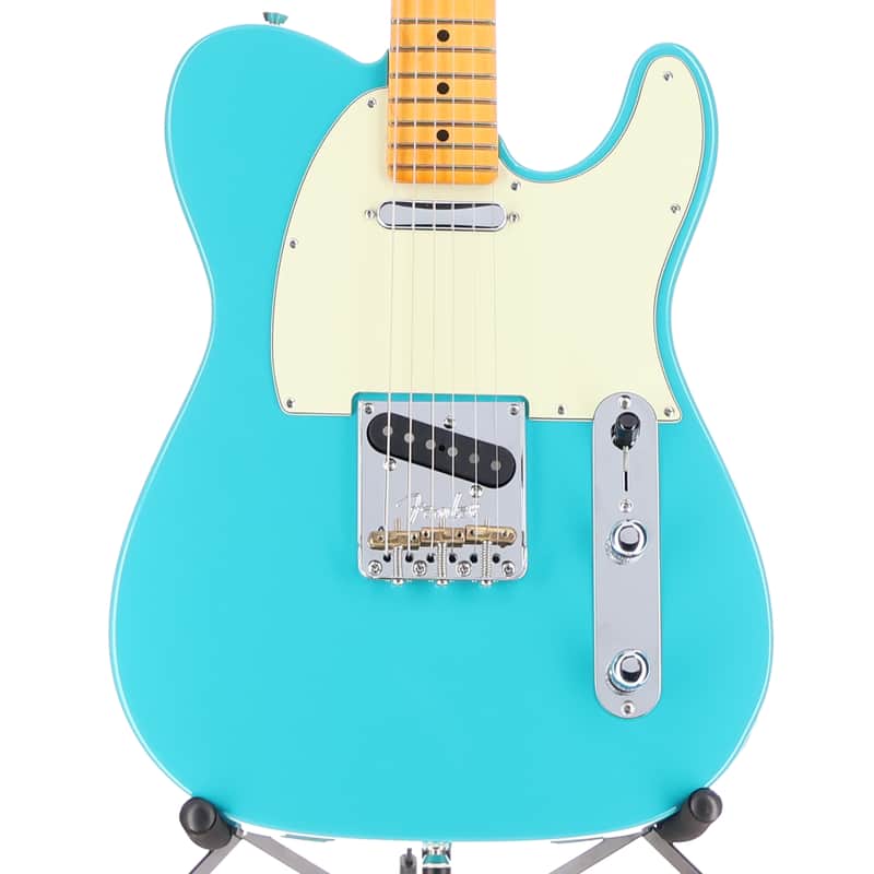 Fender American Professional II Telecaster, Maple Fingerboard, Miami Blue (J4) (68966) image 1