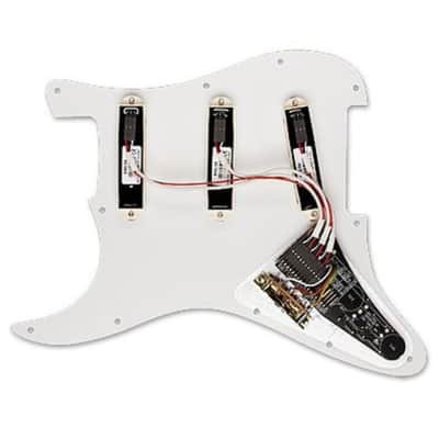 EMG DG20 David Gilmour Active Pickup Guitar Pickguard Set, Ivory - White Pear... image 3