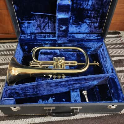 Blessing Artist Flugelhorn with Bach Mouthpiece and Dual Horn Case image 2