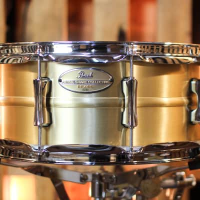 Pearl 14x5.5 Primal Brass Snare Drum - PSC1455B image 1