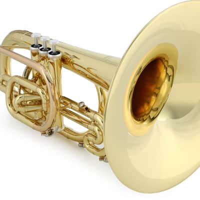 Yamaha YMP-204M Marching Mellophone - Clear Lacquer image 1