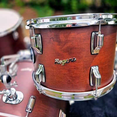 Rogers Cleveland 3-Piece Shell Pack in Satin Dark Mahogany, 22/13/16 image 13