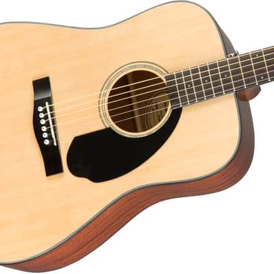Fender CD-60S Dreadnought, Walnut Fingerboard - Natural image 3